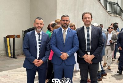 alcalde enrique del barrio en la moneda